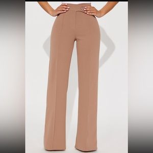 Wide leg dress pants